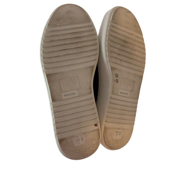Eileen Fisher Womens Prop Leather Platform Sneaker Size 7 Minimalist Sustainable - Picture 4 of 8